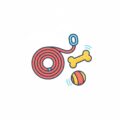 Dog toys & leaches