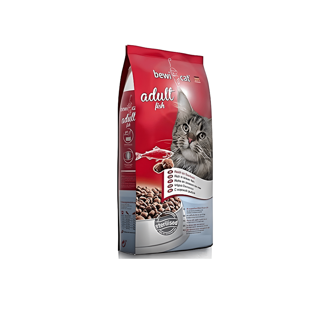 Bewi Dry Food For Adult Cat With Ocean Fish for Regular And Sterilized Bewi Dry Food For Adult Cat With Ocean Fish for Regular And Sterilized