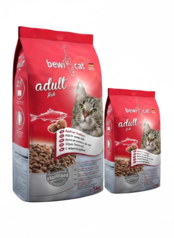 Bewi Dry Food For Adult Cat With Ocean Fish for Regular And Sterilized