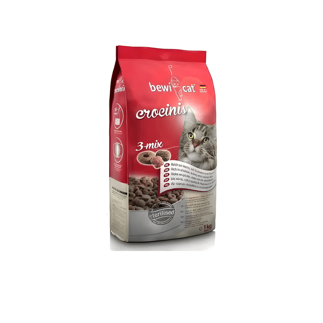 Bewi Dry food for Adult Cat Crocinis 3 Mix Bewi Dry food for Adult Cat Crocinis 3 Mix
