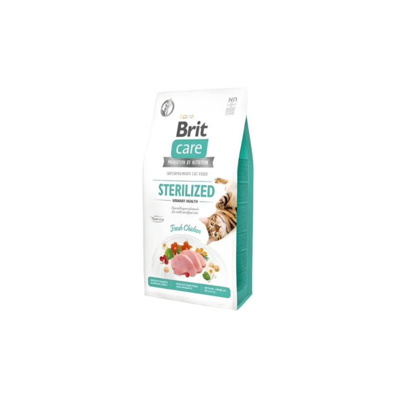 Brit Dry Food For Adult Cat Care Grain free Sterilized urinary health