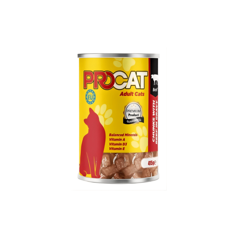 Pro Cat Wet Food For Adult Cat Beef
