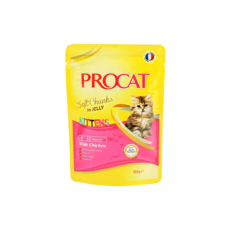 Procat kittens Soft With Chicken 100g