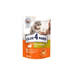Club4Paws Pouch For Adult cats Rabbit 100 g