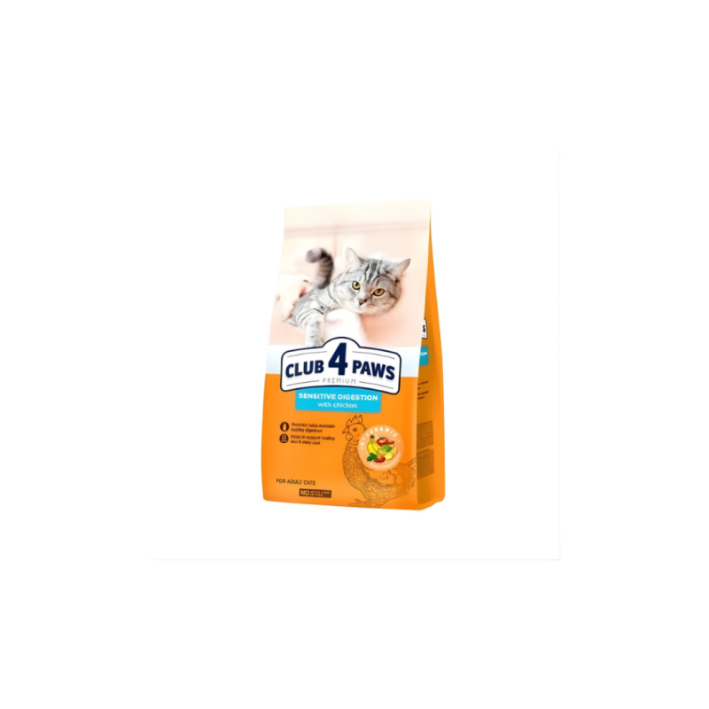 CLUB 4 PAWS Premium Sensitive Digestion With Chicken Adult Cats Dry Food