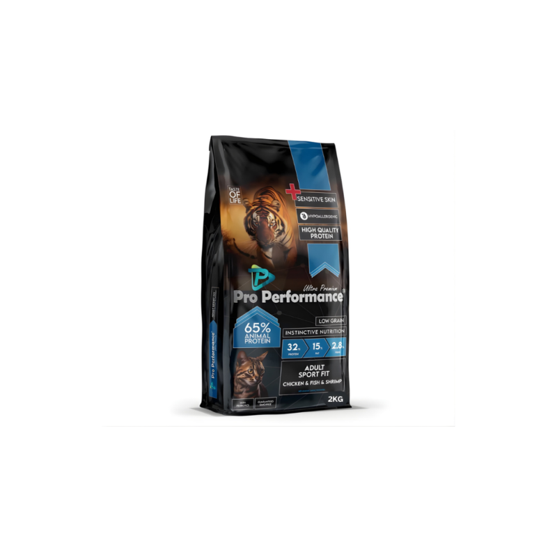 Pro Performance Adult Cat Dry Sport Fit Food Chicken & Fish & Shrimp