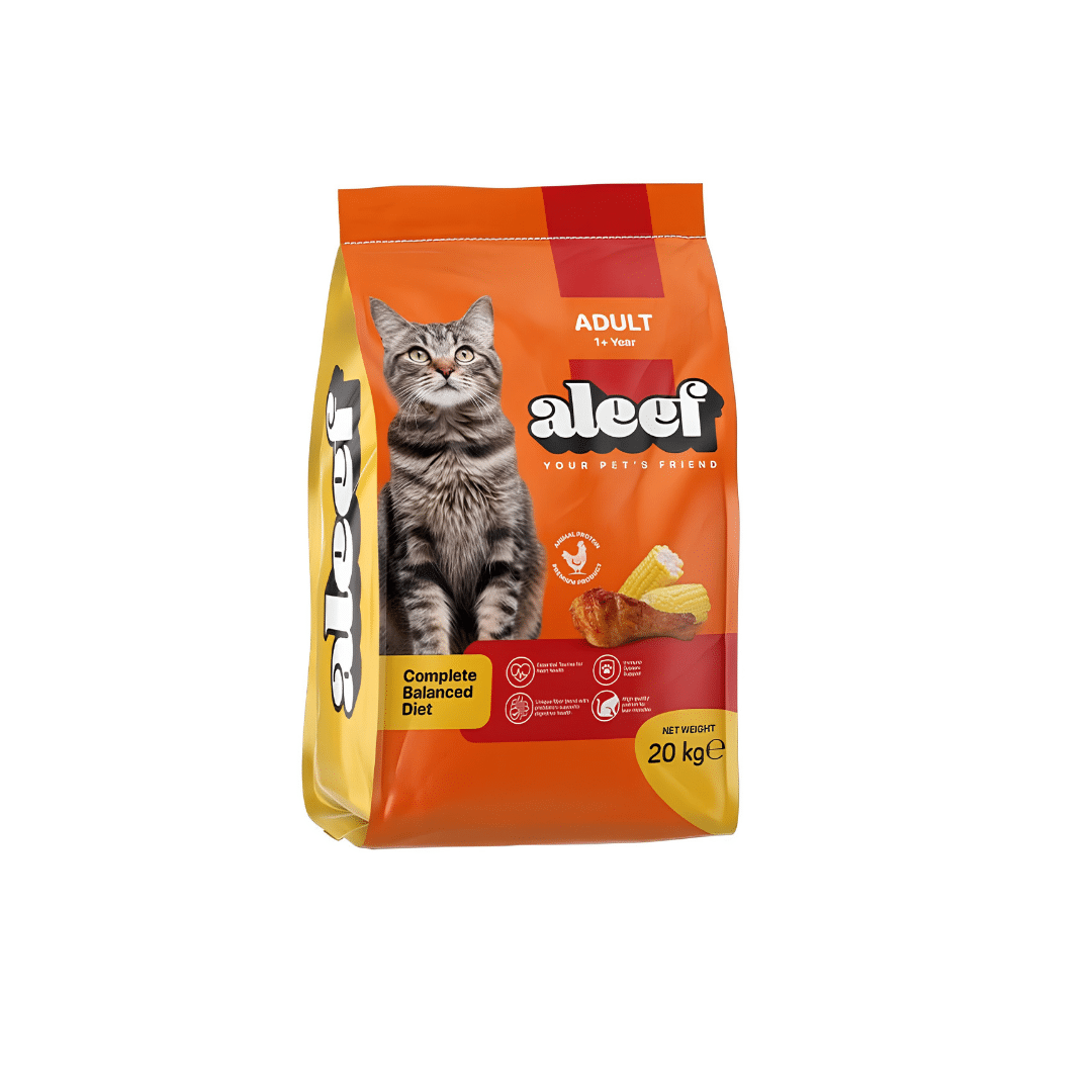Aleef Adult Cats Dry Food with Chicken 20Kg Aleef Adult Cat Dry Food