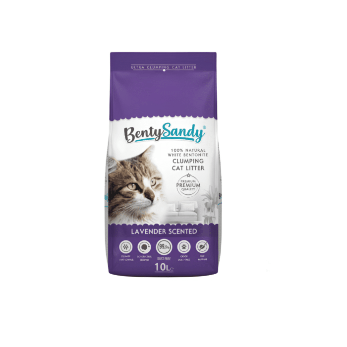 lavender scented clumping litter 10L