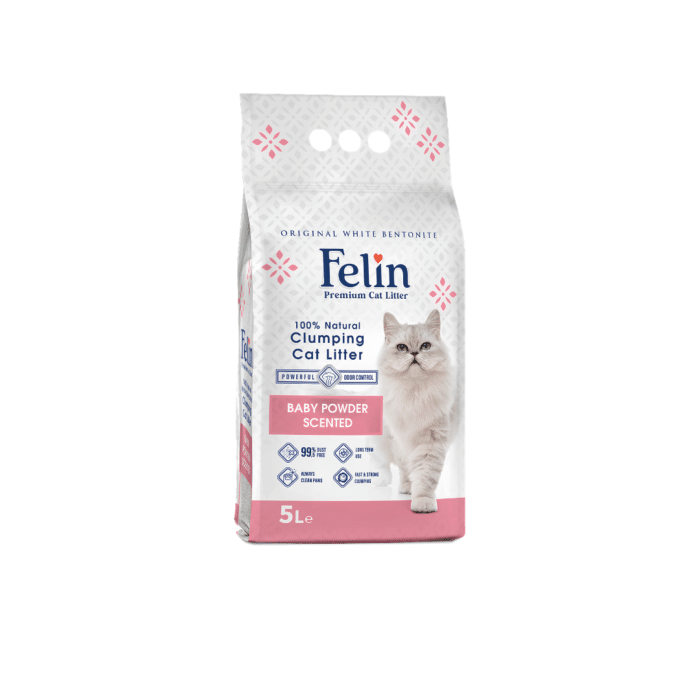 Felin Cat Litter Baby Powder