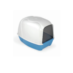 Pixi Krono Closed Cat Litter Box 52x39x39cm Green, Blue & Grey - Image 2
