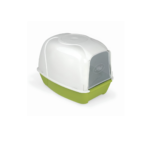 Pixi Krono Closed Cat Litter Box 52x39x39cm Green, Blue & Grey - Image 3