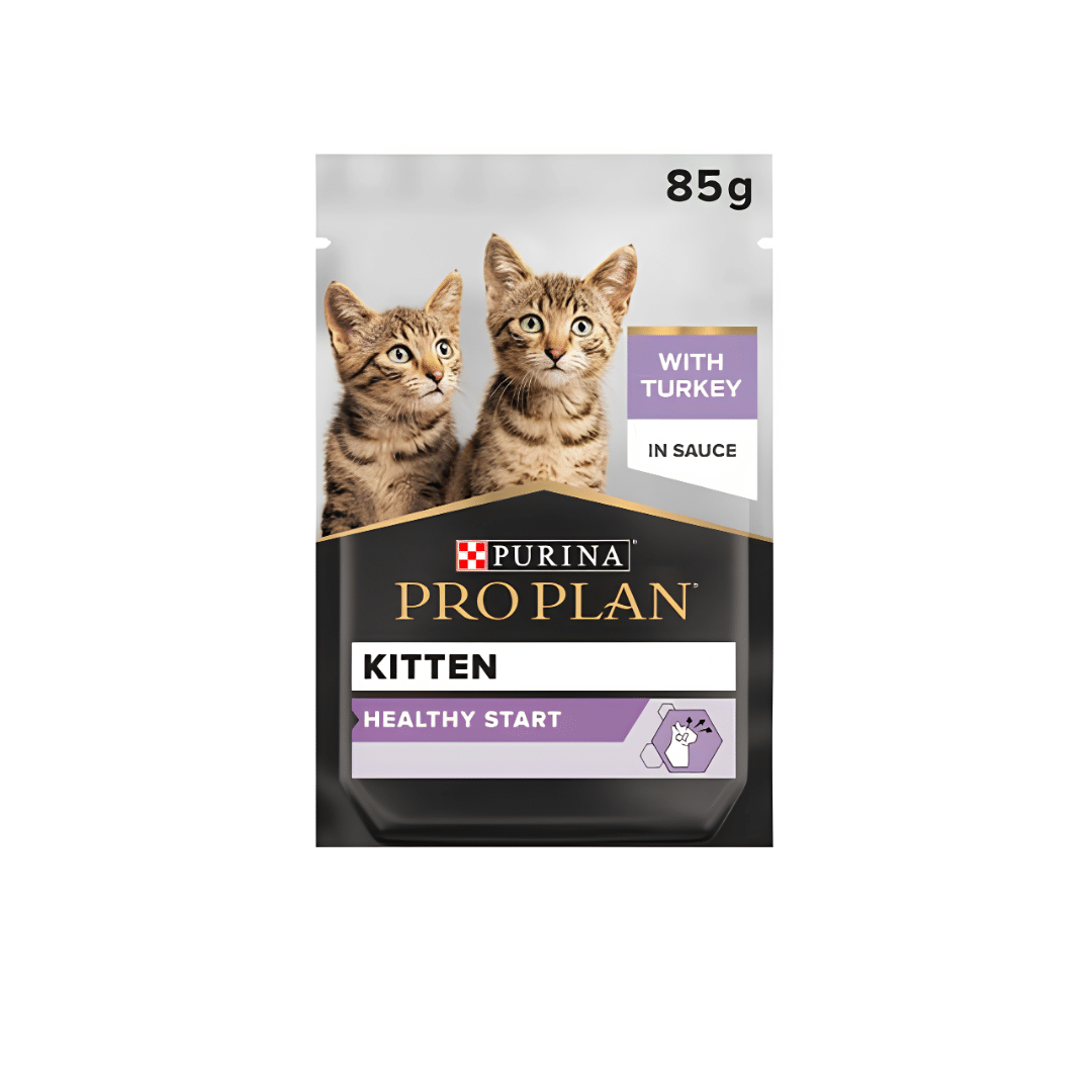 Pro Plan Pouch Kitten Wet Food With Turkey in Gravy 85g Pro Plan Pouch Kitten Wet Food With Turkey in Gravy 85g