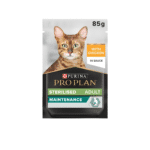 Purina Pro Plan Pouch Sterilised Adult Wet Cat Food with Chicken in Gravy 85g