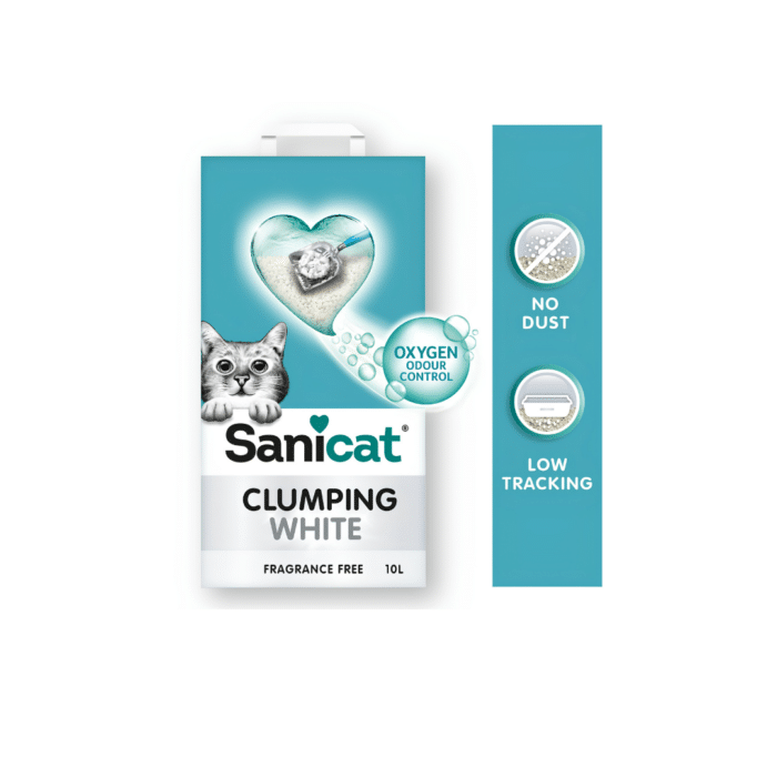 SANICAT Clumping White Fragrance Free
