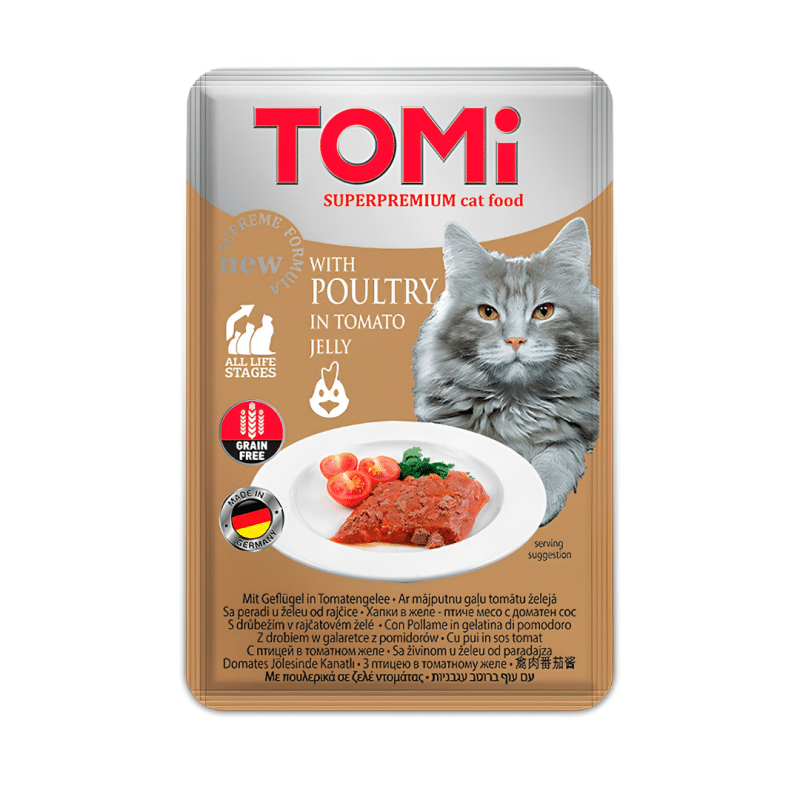 poultry in tomato jelly cat food