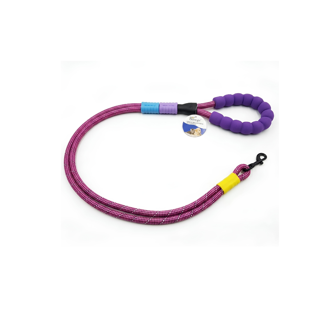 Bomei Pet Dog Leash For Medium and small Dog 125 Cm purple Bomei Pet Dog Leash For Medium and small Dog 125Cm