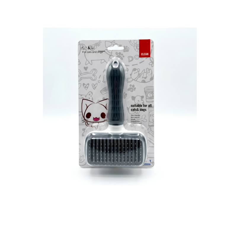 Clean Pets Brush Grey rectangle shape