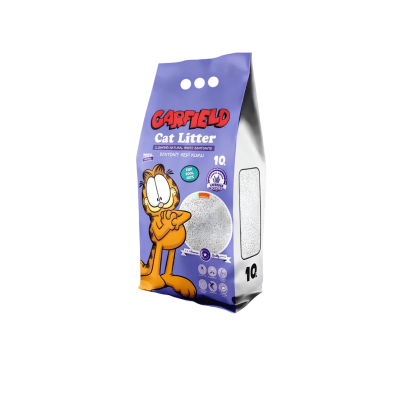 GARFIELD Cat Litter Clumbing White bentonite Lavender 10L