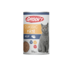 Groovy Wet Food For Cats Classic pate beef 400g