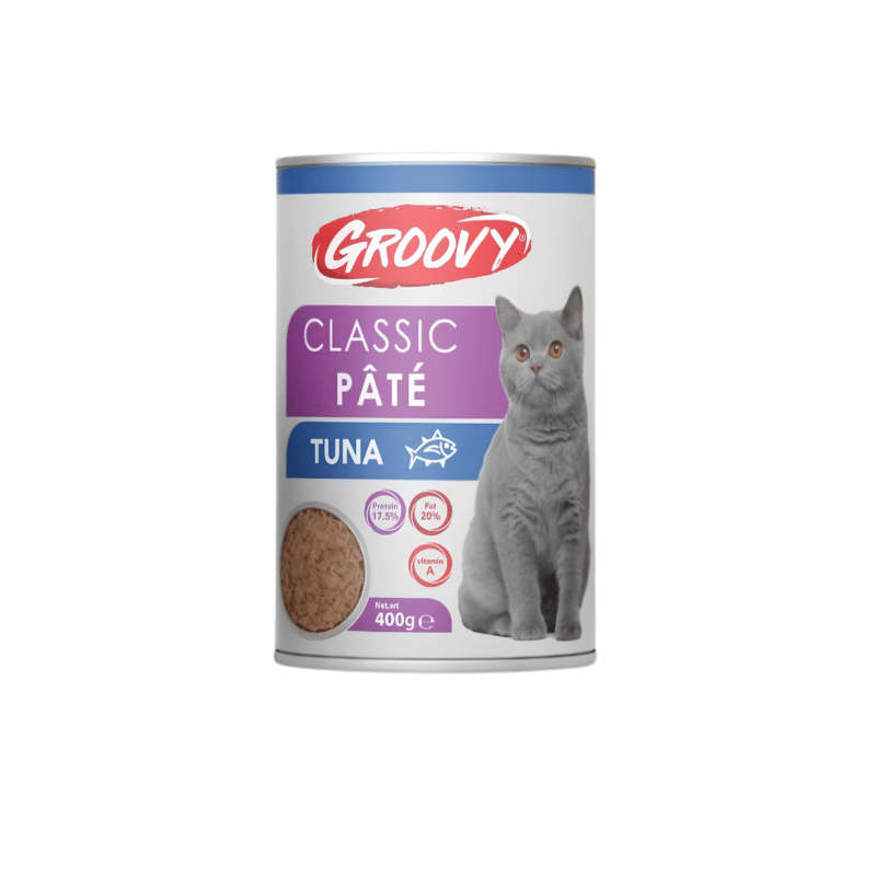 Groovy Wet Food For cats classic pate with tuna 400gm