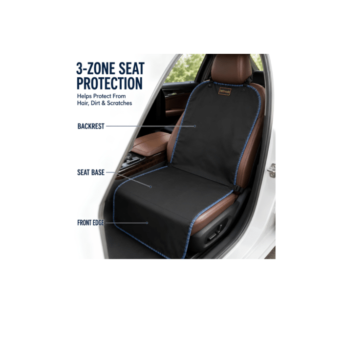 Moda Car Front Seat Cover Black 125x50 cm - Image 5