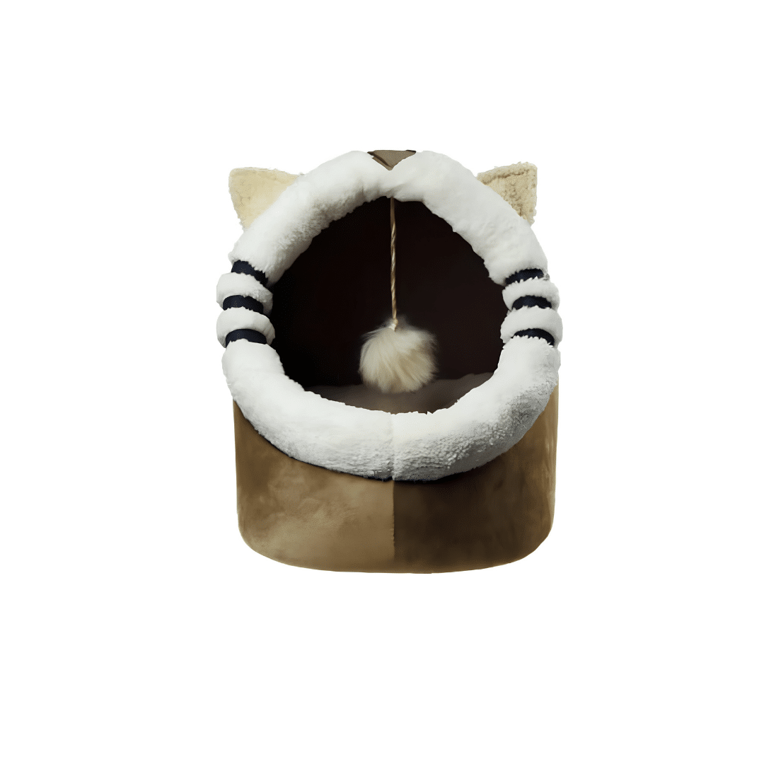 Moda Cat House - Cat Design in Brown 50x35x35H cm Moda Cat House – The (Cat) Shape in Brown 50x35x35H cm