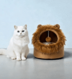 Moda Cat House – The (Lion) Shape in Beige 50x35x35H cm - Image 2