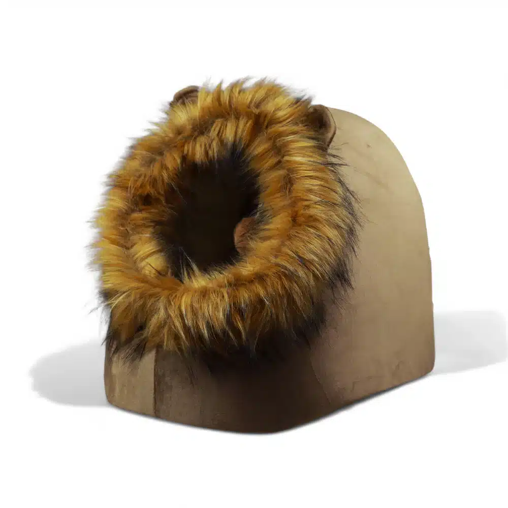 Moda Cat House – The (Lion) Shape in Beige 50x35x35H cm Moda Cat House – The Lion Shape in Beige 50x35x35H cm