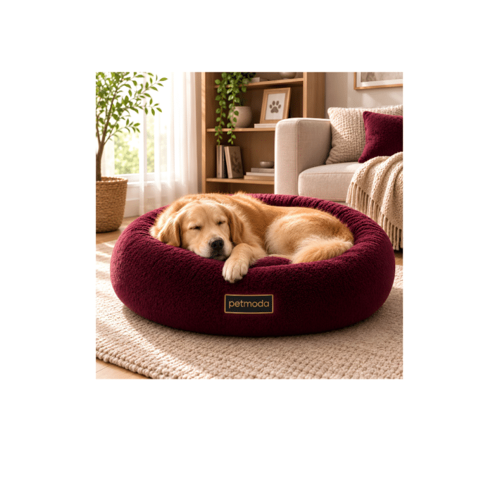 Moda Donut Calming Fur Bed - Image 5