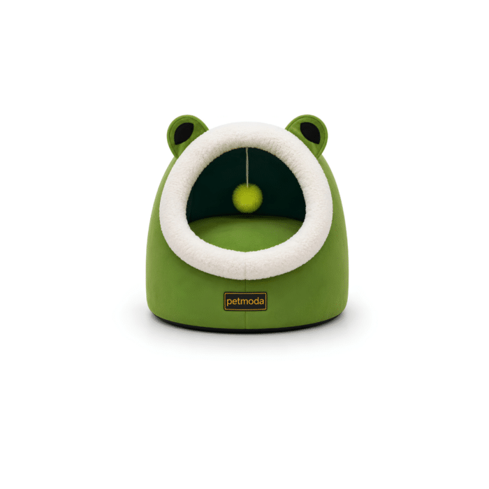 Moda Cat House Frog Shape in Green 50x35x35H cm - Image 2