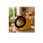 Moda Cat House Bee Shape in Yellow 50x35x35H cm - Image 3