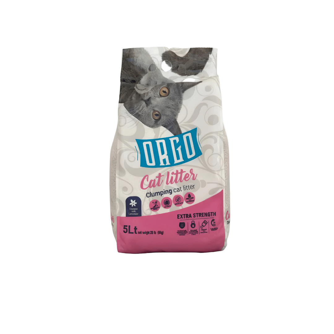 Orgo White Cat Litter Lavender 5L Orgo White Cat Litter lavender