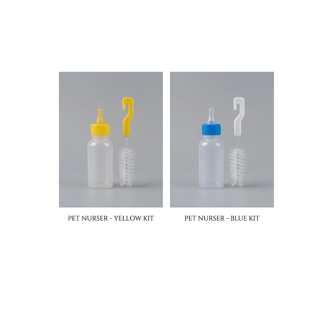 Pet Nursing Bottle Blue & Yellow Pet Nursing Bottle Blue & Yellow