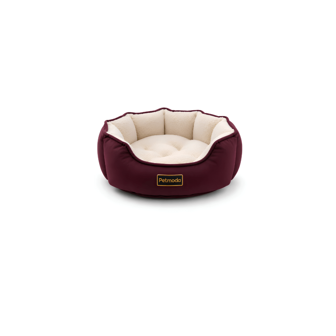 Petmoda Cozy Home Bed Burgundy Petmoda Cozy Home Bed Burgundy