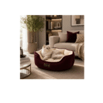 PetModa Cozy Home Bed Burgundy - Image 3