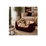 PetModa Cozy Home Bed Burgundy - Image 4