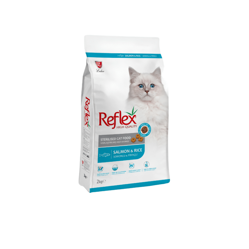 Reflex Adult Cat Sterilised Dry Food with Salmon & Rice 2kg