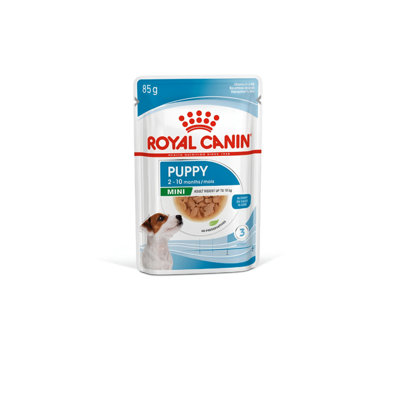 Royal Canin Mini Puppy Wet Food in Gravy Pouch 85gm