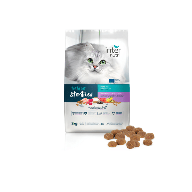 internutri tasty cat sterilized tuna and rice 3kg