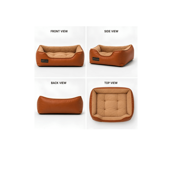 Moda Classic Leather Bed - Image 11