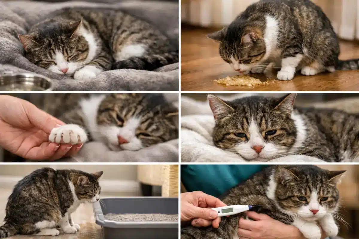 signs your cat is sick