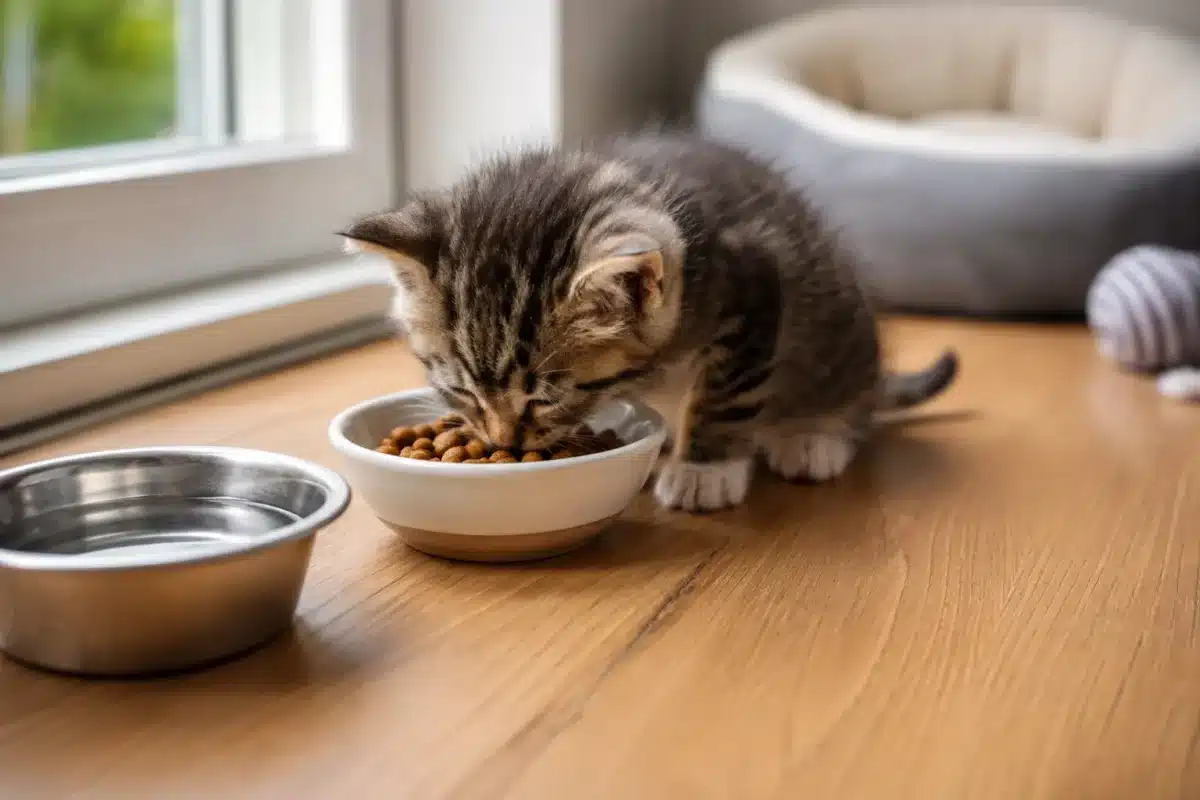 how much to feed a kitten