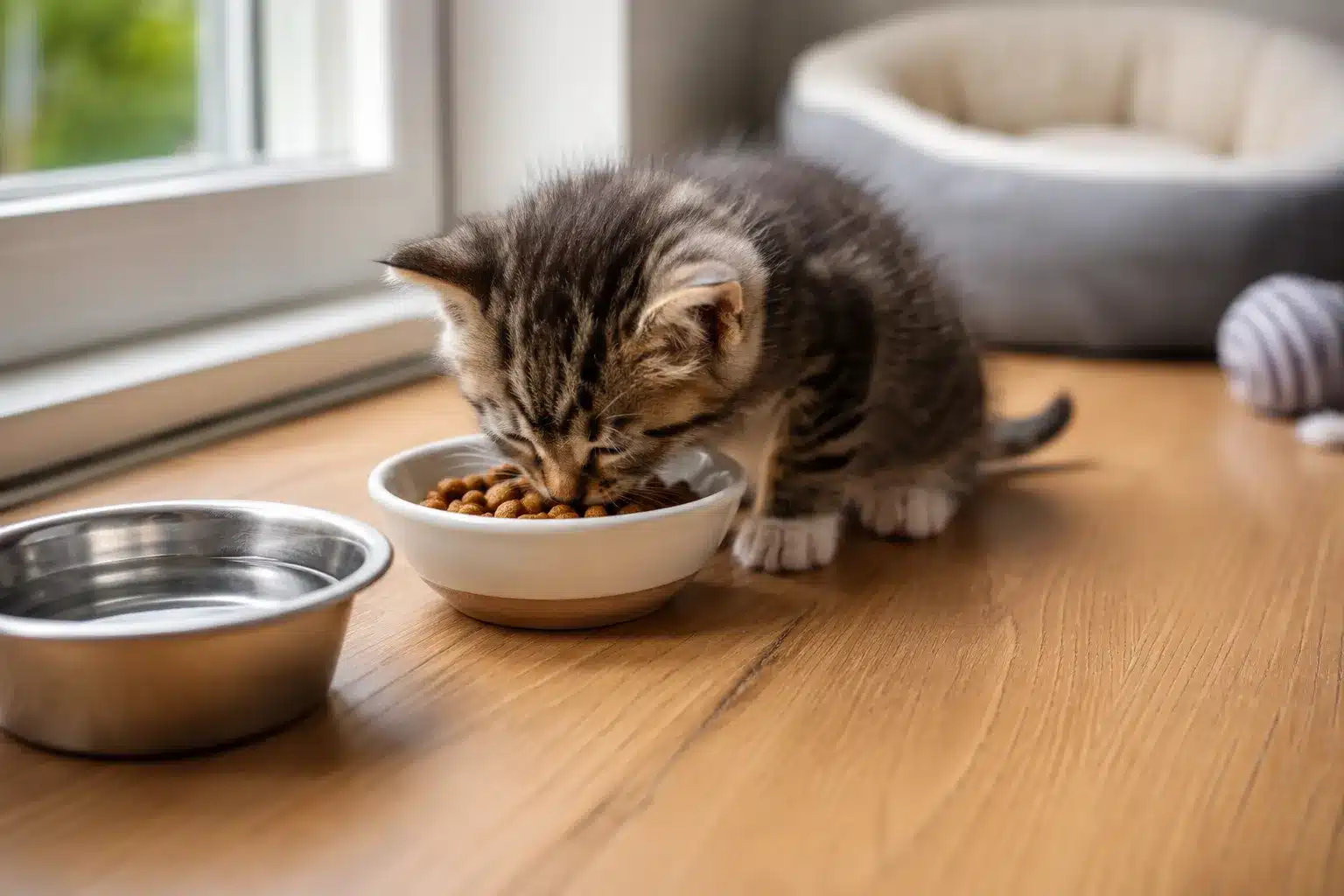 how much to feed a kitten