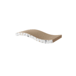 1pc Corrugated Cardboard Cat Scratching Post - Catnip 42 Cm x 19 Cm
