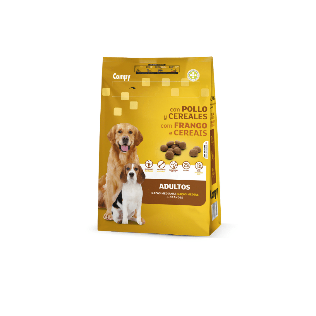 Compy Adult dogs Chicken and grains 4kg Compy Adult dogs Chicken and grains