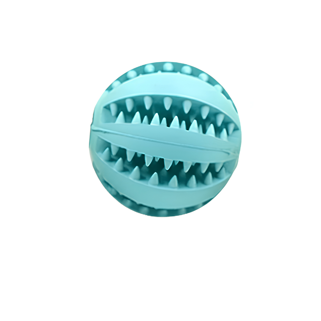 Dog Toys Tooth Cleaning Ball for Small Dog Training baby blue cyan Dog Toys Tooth Cleaning Ball for Small Dog Training