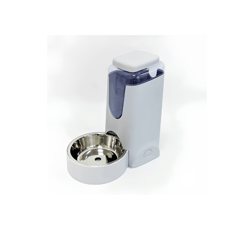 Large Capacity Plastic Automatic Pet Water Dispenser with Stainless Bowl for Dogs & Cats