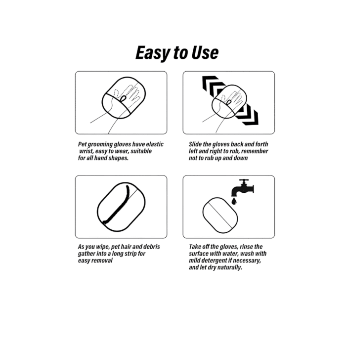 Pet Hair Remover Gloves - Image 3