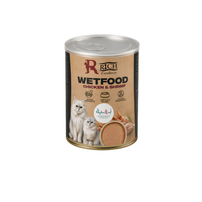Rich Excellence Chicken & Shrimp Canned Wet Food (400g)
