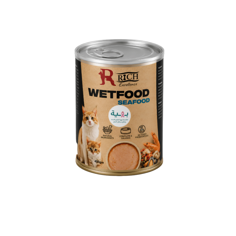 Rich Excellence Cat Wet Food SeaFood Can 400gm